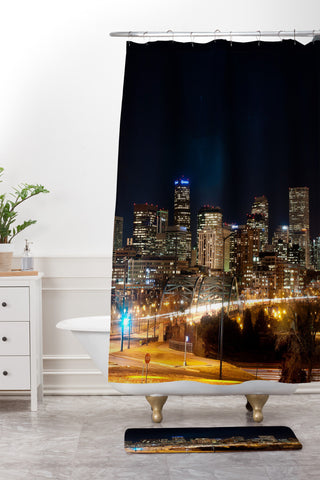 Bird Wanna Whistle Denver Shower Curtain And Mat