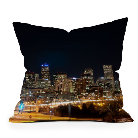 Bird Wanna Whistle Denver Throw Pillow
