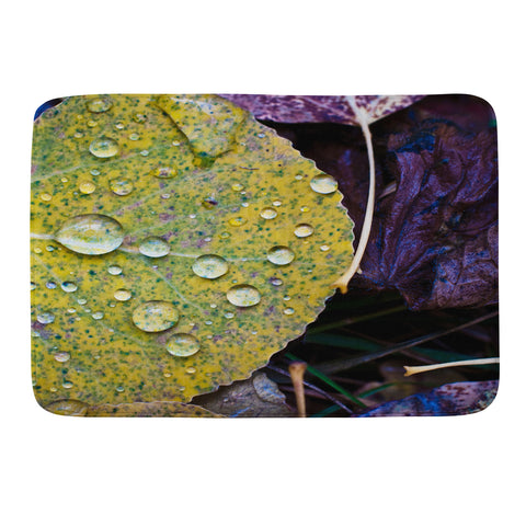 Bird Wanna Whistle Fallen Leaf Memory Foam Bath Mat