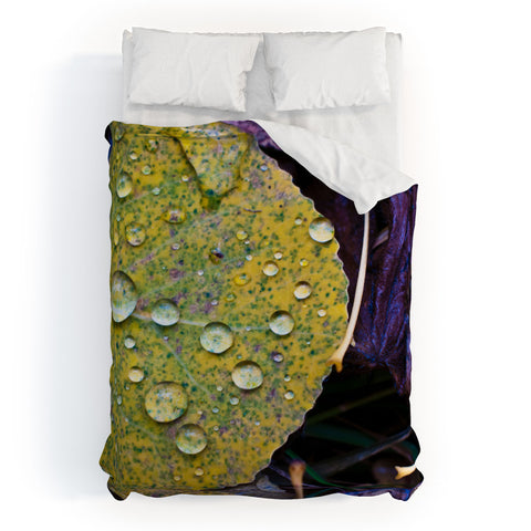 Bird Wanna Whistle Fallen Leaf Duvet Cover