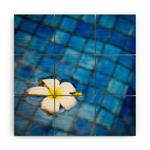 Bird Wanna Whistle Floating Flower Wood Wall Mural