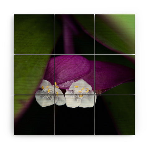 Bird Wanna Whistle Flower1 Wood Wall Mural