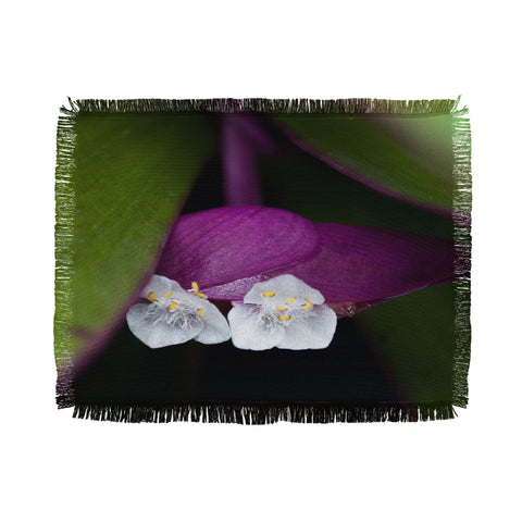 Bird Wanna Whistle Flower1 Throw Blanket