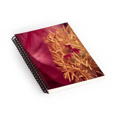 Bird Wanna Whistle Peony Moment Spiral Notebook