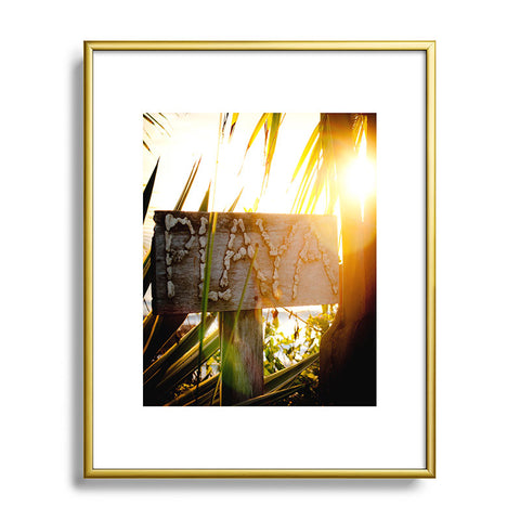 Bird Wanna Whistle Playa Metal Framed Art Print