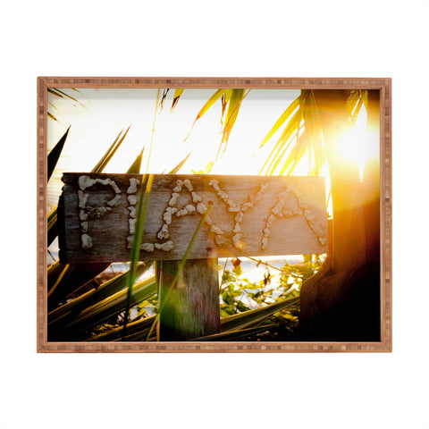 Bird Wanna Whistle Playa Rectangular Tray