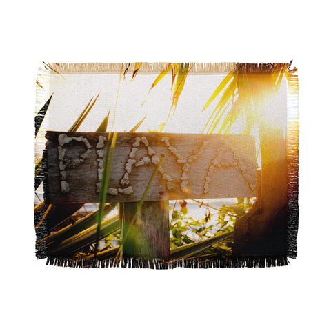 Bird Wanna Whistle Playa Throw Blanket