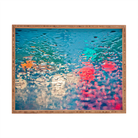 Bird Wanna Whistle Rain Impression Rectangular Tray