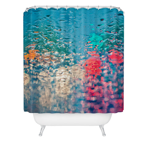 Bird Wanna Whistle Rain Impression Shower Curtain