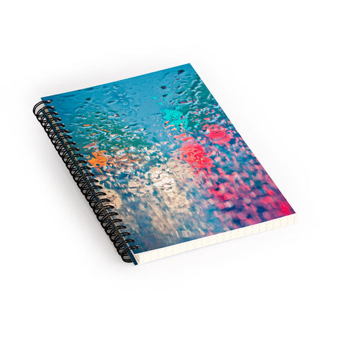 Bird Wanna Whistle Rain Impression Spiral Notebook