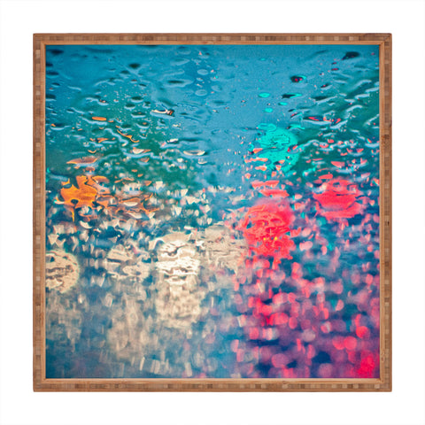 Bird Wanna Whistle Rain Impression Square Tray