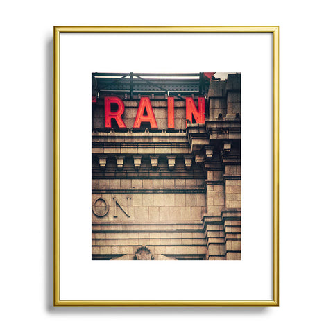 Bird Wanna Whistle Rain Station Metal Framed Art Print