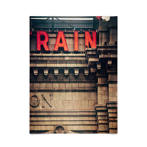 Bird Wanna Whistle Rain Station Poster