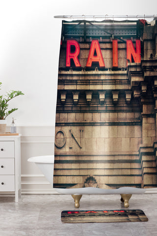 Bird Wanna Whistle Rain Station Shower Curtain And Mat