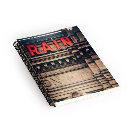 Bird Wanna Whistle Rain Station Spiral Notebook