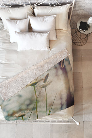 Bird Wanna Whistle Summers Past Fleece Throw Blanket