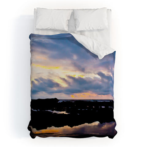 Bird Wanna Whistle Sunset Duvet Cover