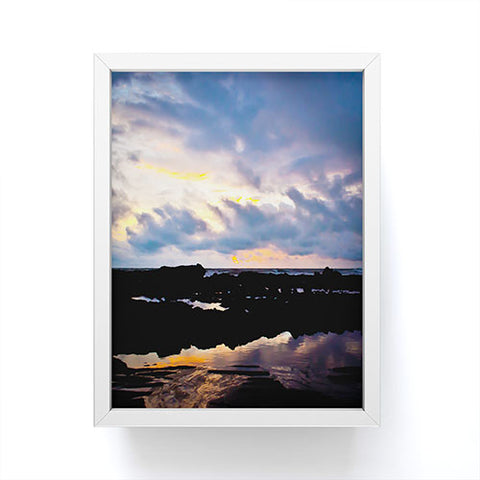 Bird Wanna Whistle Sunset Framed Mini Art Print