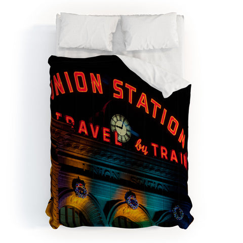 Bird Wanna Whistle Union Station Comforter