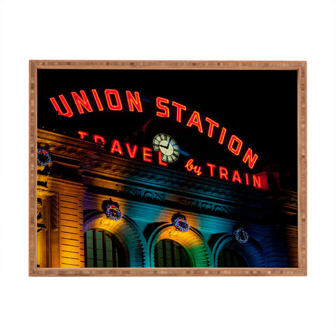 Bird Wanna Whistle Union Station Rectangular Tray