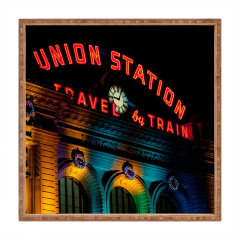 Bird Wanna Whistle Union Station Square Tray