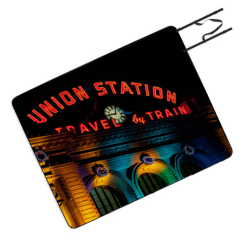 Bird Wanna Whistle Union Station Picnic Blanket