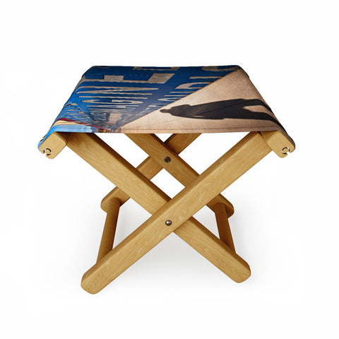 Bird Wanna Whistle Wall Folding Stool