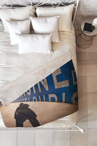 Bird Wanna Whistle Wall Fleece Throw Blanket