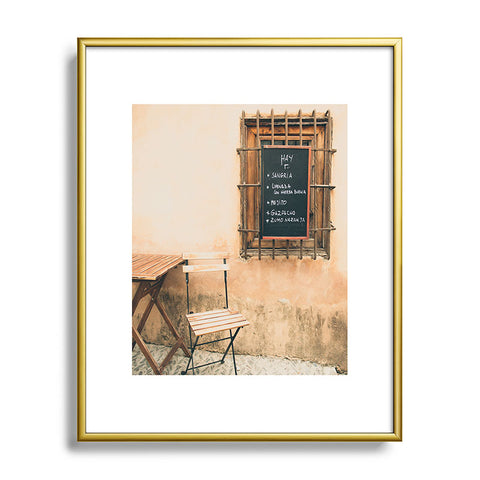 Bird Wanna Whistle We Have Sangria Metal Framed Art Print