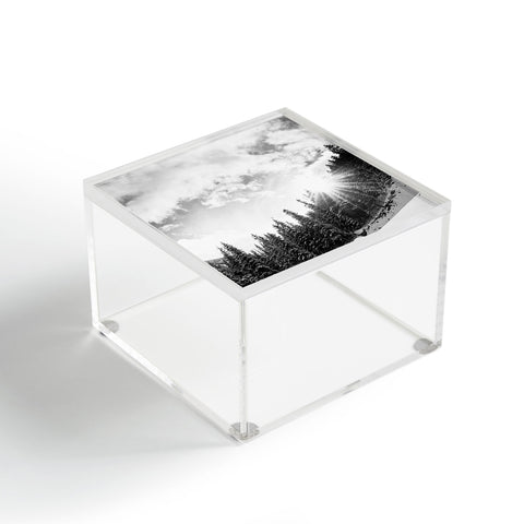 Bird Wanna Whistle White Mountain Acrylic Box