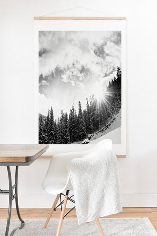 Bird Wanna Whistle White Mountain Art Print And Hanger