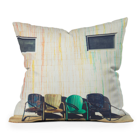 Bird Wanna Whistle With Friends Throw Pillow