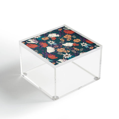 BlueLela Botanical pattern 008 Acrylic Box
