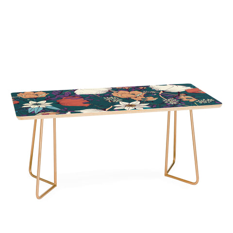BlueLela Botanical pattern 008 Coffee Table
