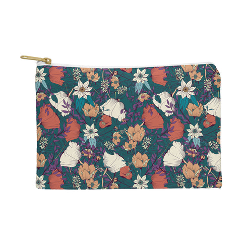 BlueLela Botanical pattern 008 Pouch
