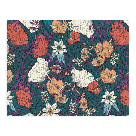 BlueLela Botanical pattern 008 Puzzle