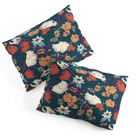 BlueLela Botanical pattern 008 Pillow Shams