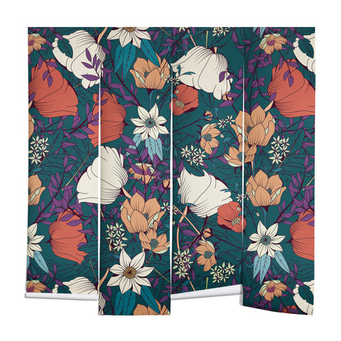 BlueLela Botanical pattern 008 Wall Mural