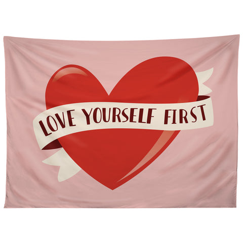BlueLela Love Yourself First Tapestry