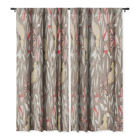 BlueLela Monarch garden 002 Blackout Non Repeat