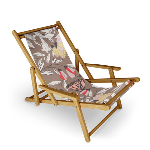 BlueLela Monarch garden 002 Sling Chair