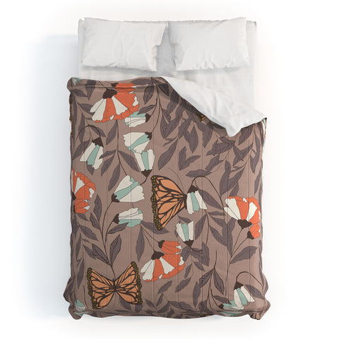 BlueLela Monarch garden 004 Comforter
