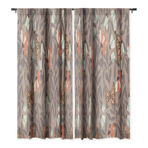 BlueLela Monarch garden 004 Blackout Non Repeat