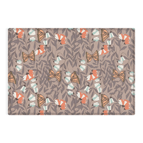 BlueLela Monarch garden 004 Outdoor Rug