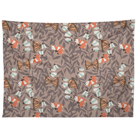 BlueLela Monarch garden 004 Tapestry