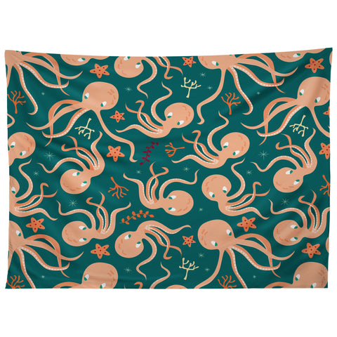 BlueLela Octopus 003 Tapestry