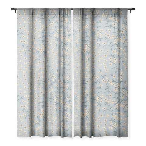 BlueLela Seamless pattern design Sheer Non Repeat