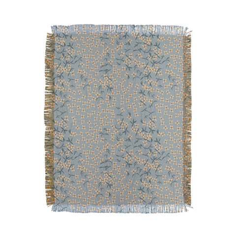 BlueLela Seamless pattern design Throw Blanket