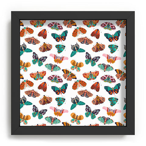 BlueLela Spring Butterflies Pattern 003 Recessed Framing Square