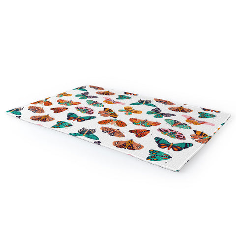 BlueLela Spring Butterflies Pattern 003 Area Rug